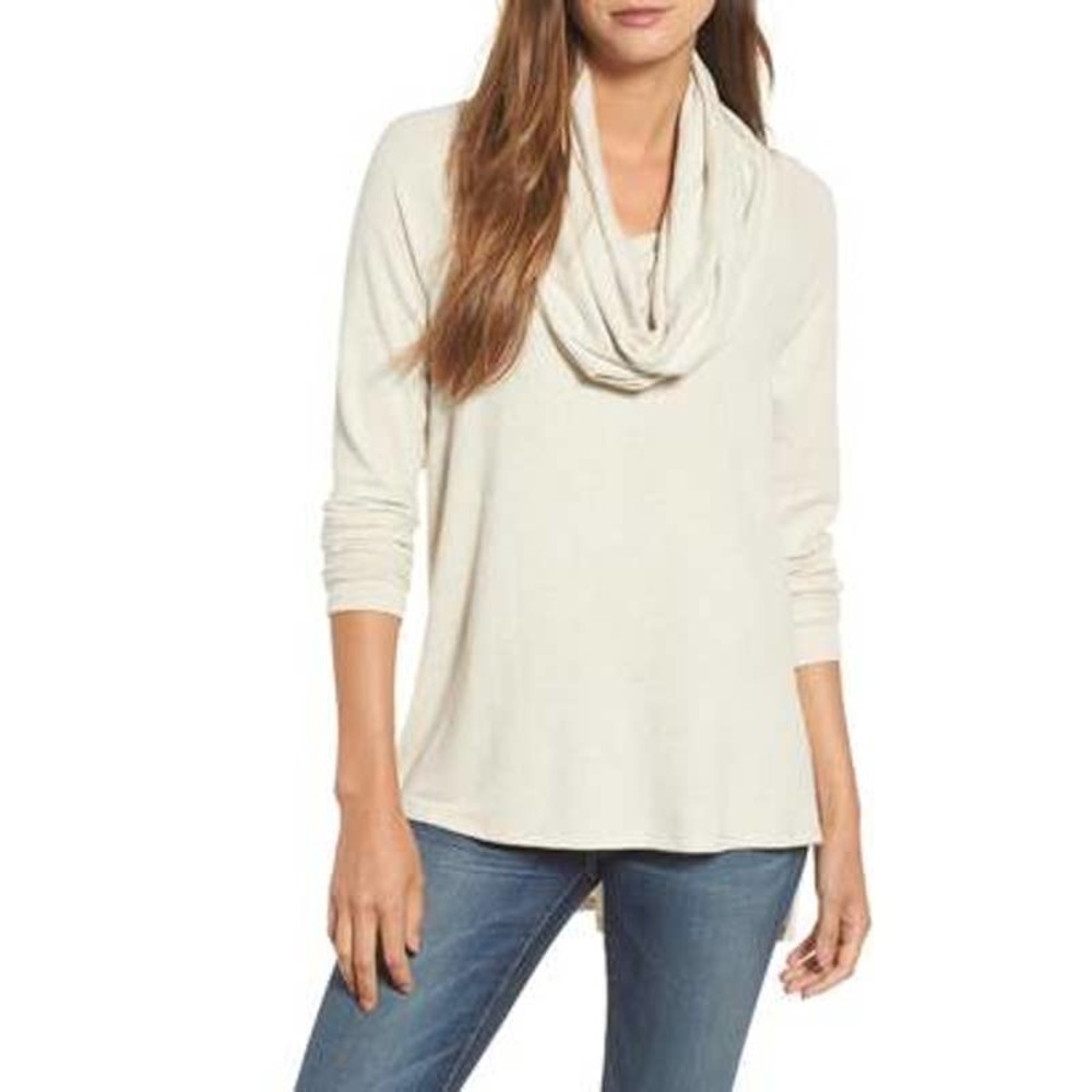 Gibson Cozy Convertible Neckline Tunic​​​​​​​​​​​​